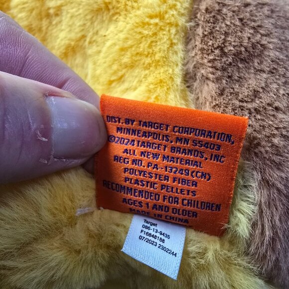 Gigglescape Dog Plush Stuffed Animal Toy Target Exclusive Yellow Brown Soft 11in - Picture 9 of 10